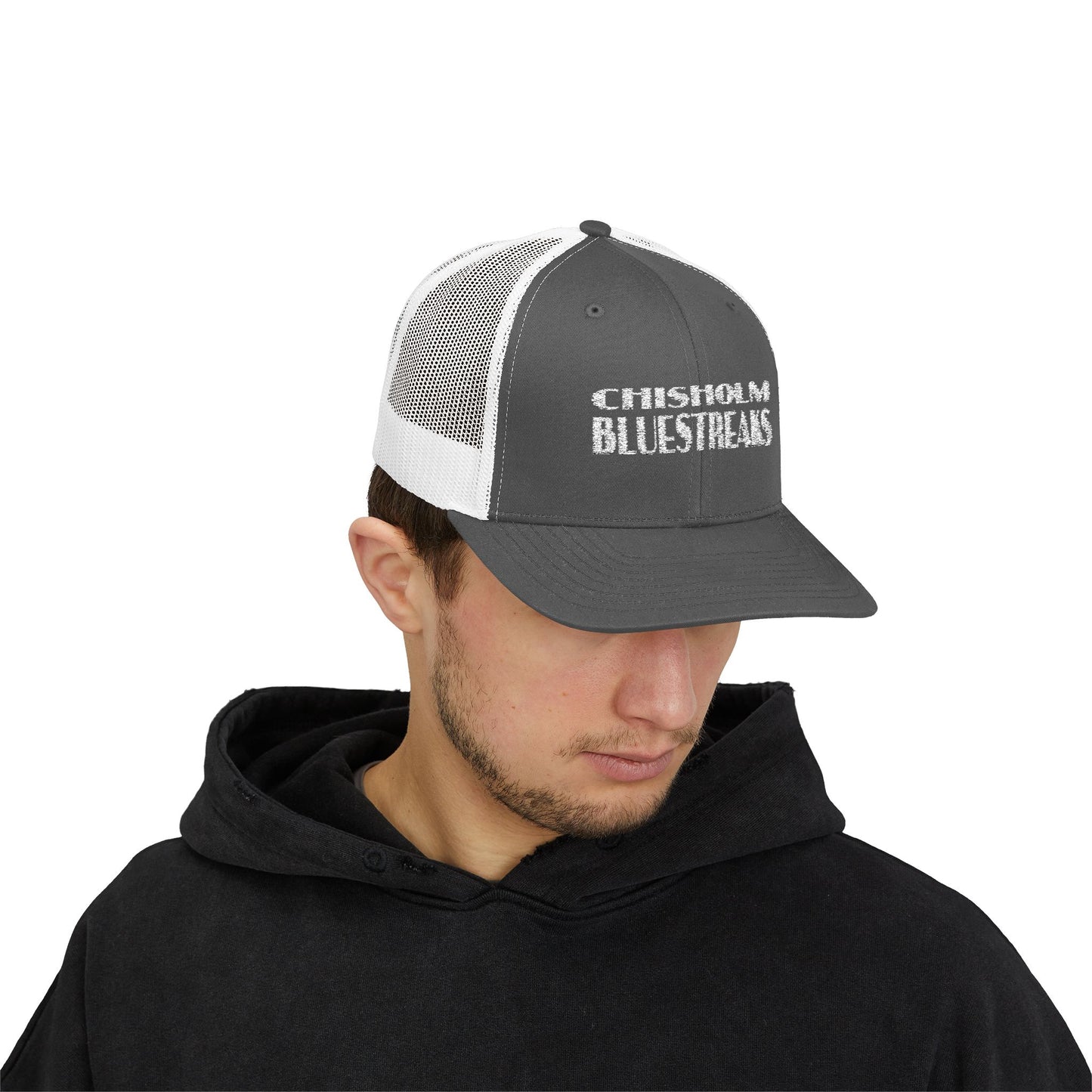 Chisholm Bluestreaks Snapback Trucker Hat – Mesh, Mean, and Made for Game Day
