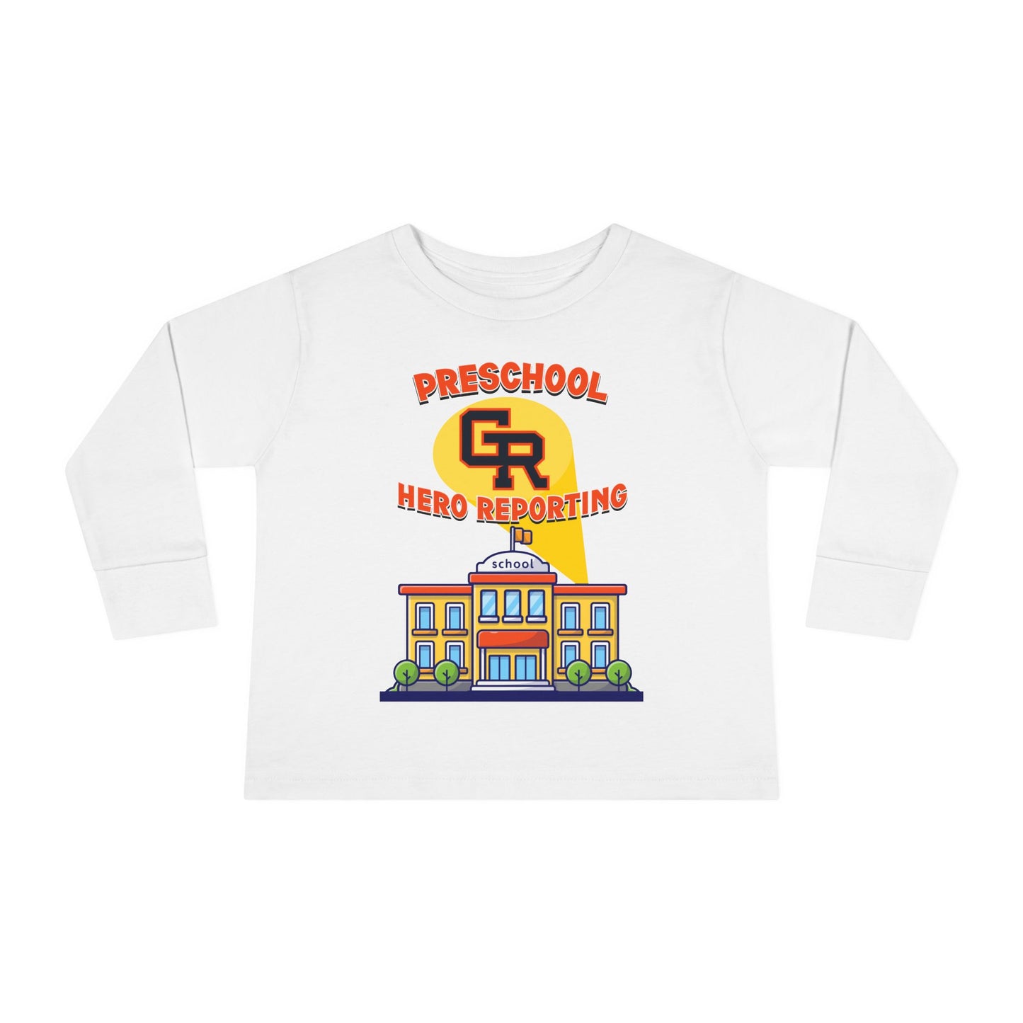 Preschool: Hero Reporting for Duty – Grand Rapids Thunderhawks Toddler Long Sleeve Tee