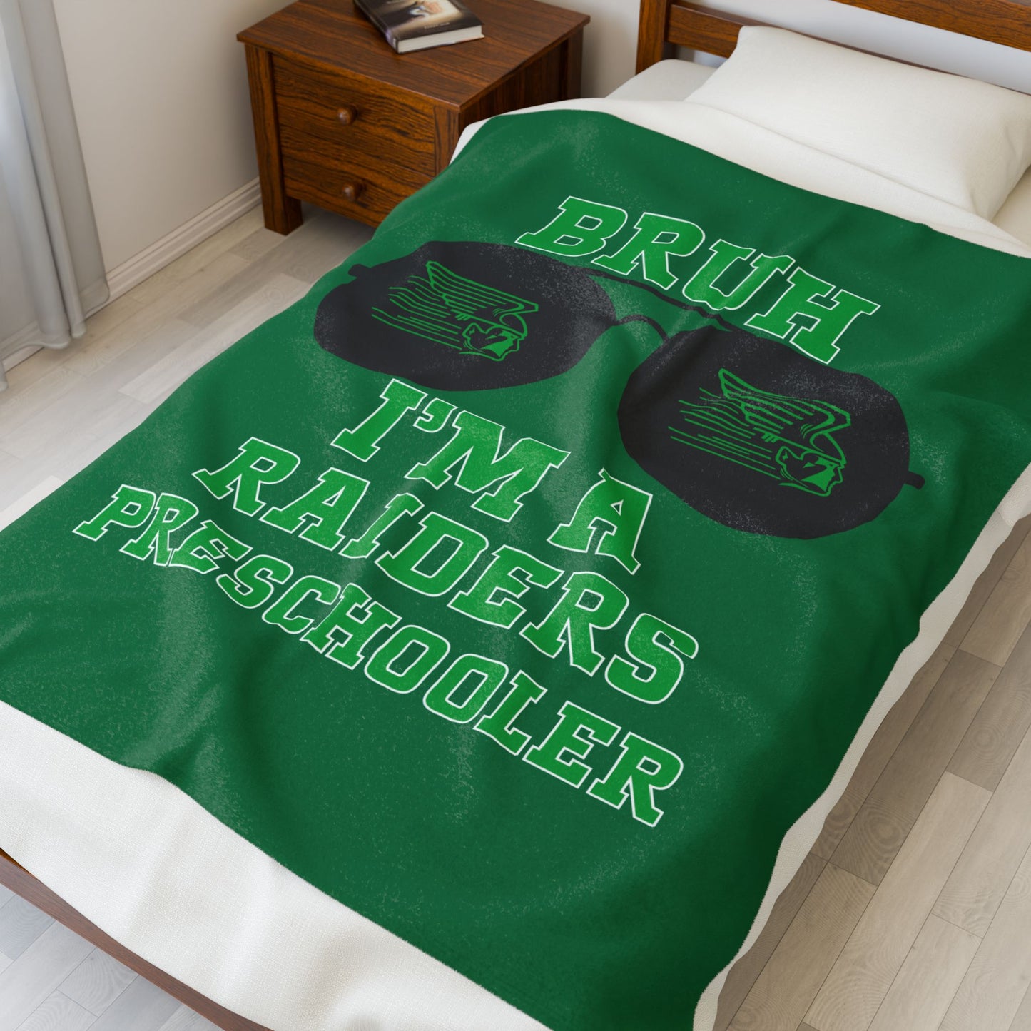 BRUH I’m A Raiders Preschooler Plush Blanket