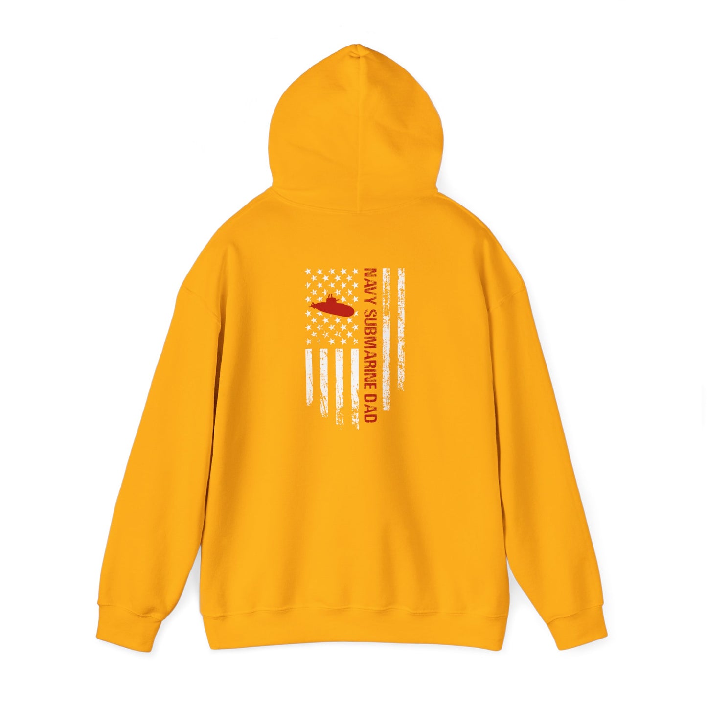 Navy Submarine Dad Hooded Sweatshirt – Proud, Warm, and Patriotic
