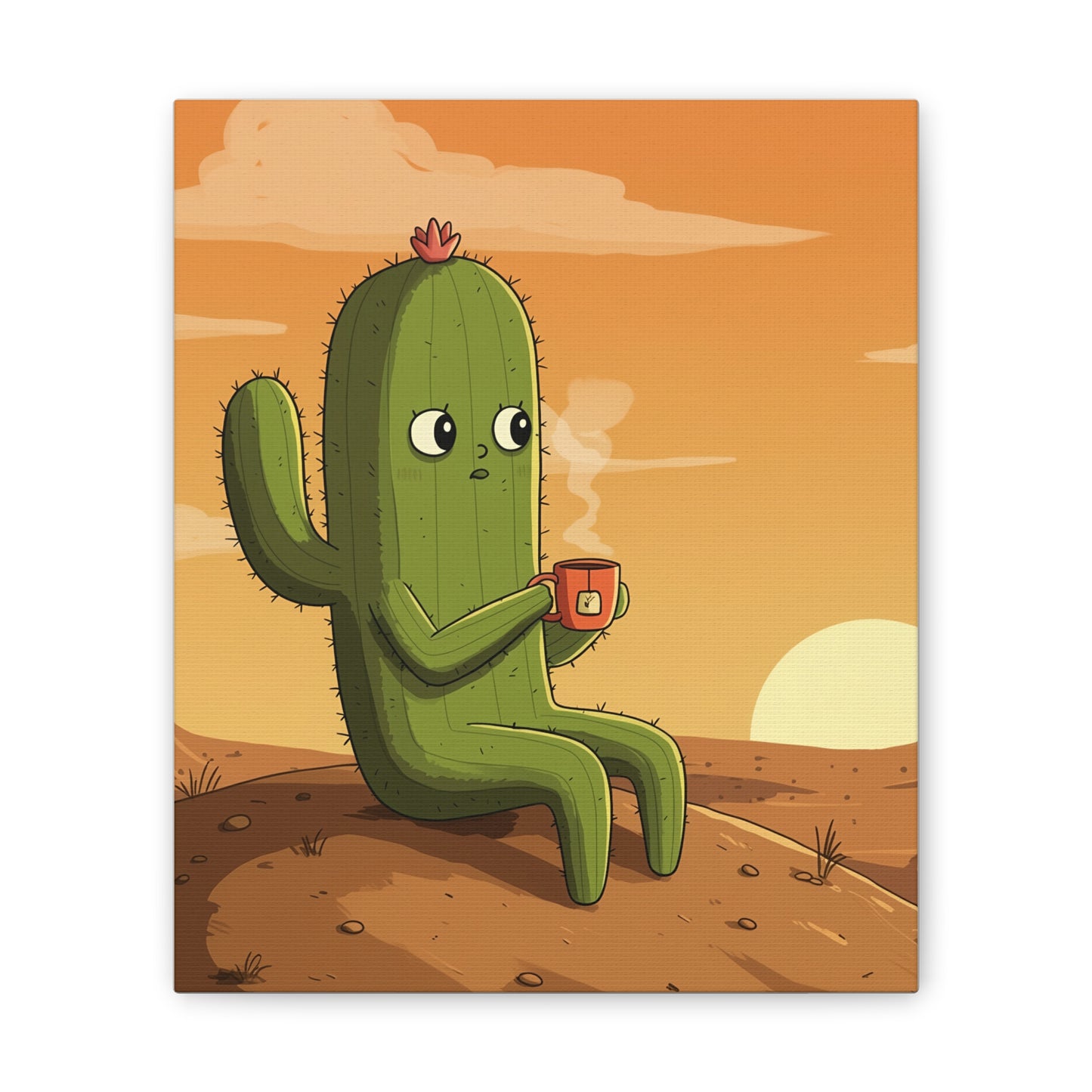 Existential Cactus: Sunrise, Sass, and Silent Dread