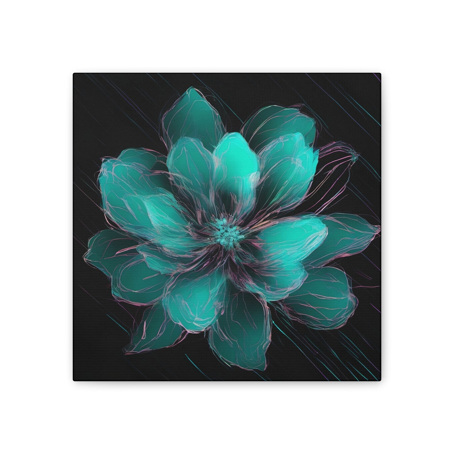 Glow Bloom: A Flower in the Void
