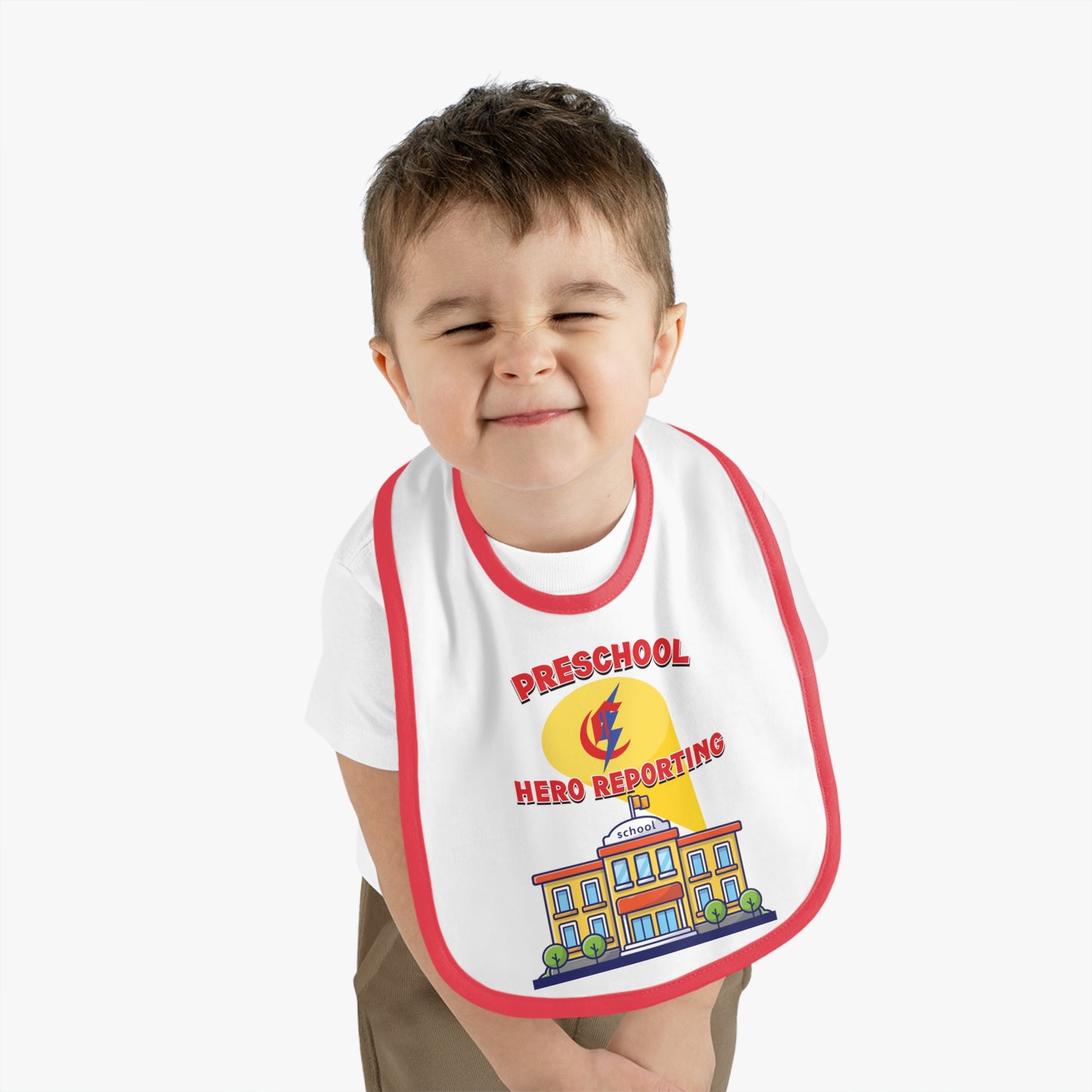 Preschool: Hero Reporting – Chisholm Bluestreaks Baby Bib