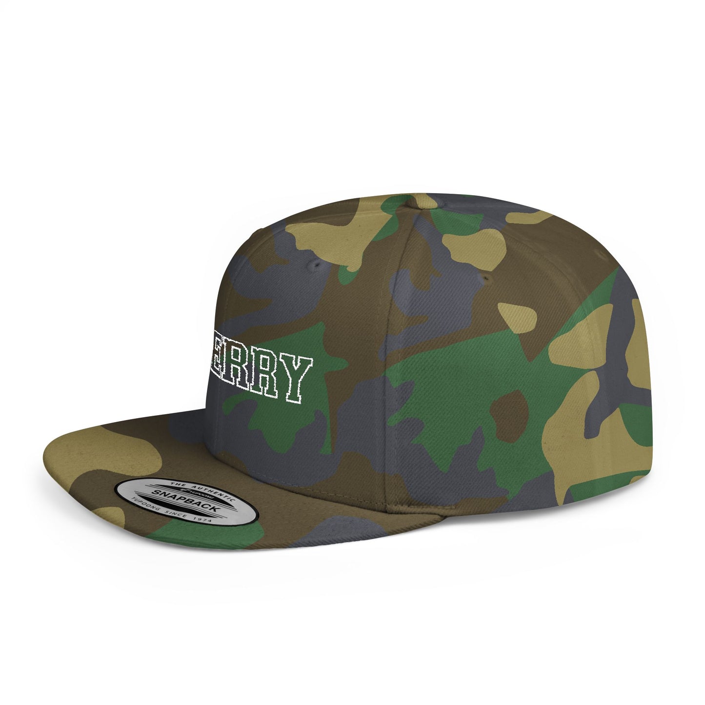 Cherry Flat Bill Snapback – Blend In? Never. 🍒🎯
