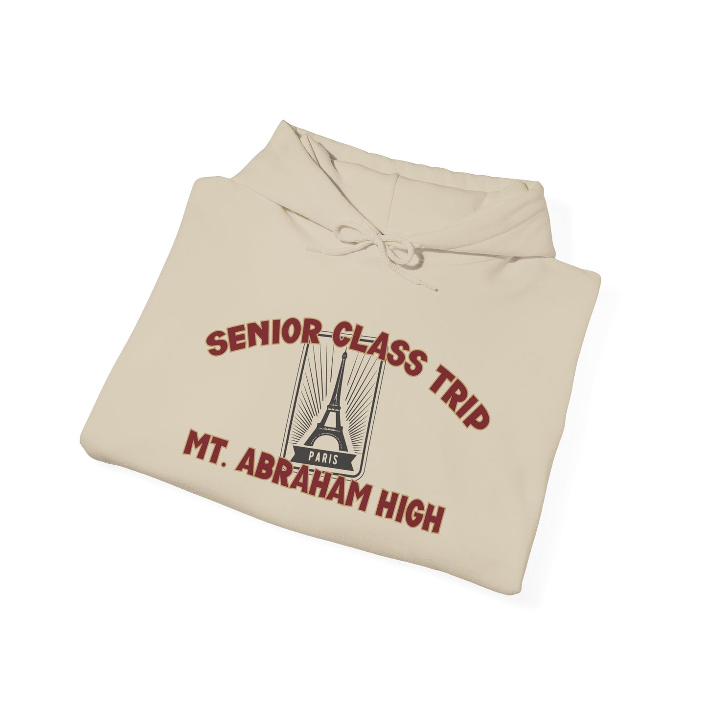 Mt. Abraham High Senior Class Trip Hoodie – Paris or Bust (…Mostly Bust)
