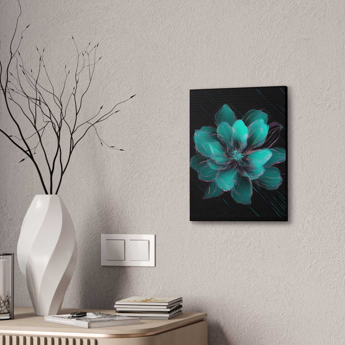 Glow Bloom: A Flower in the Void