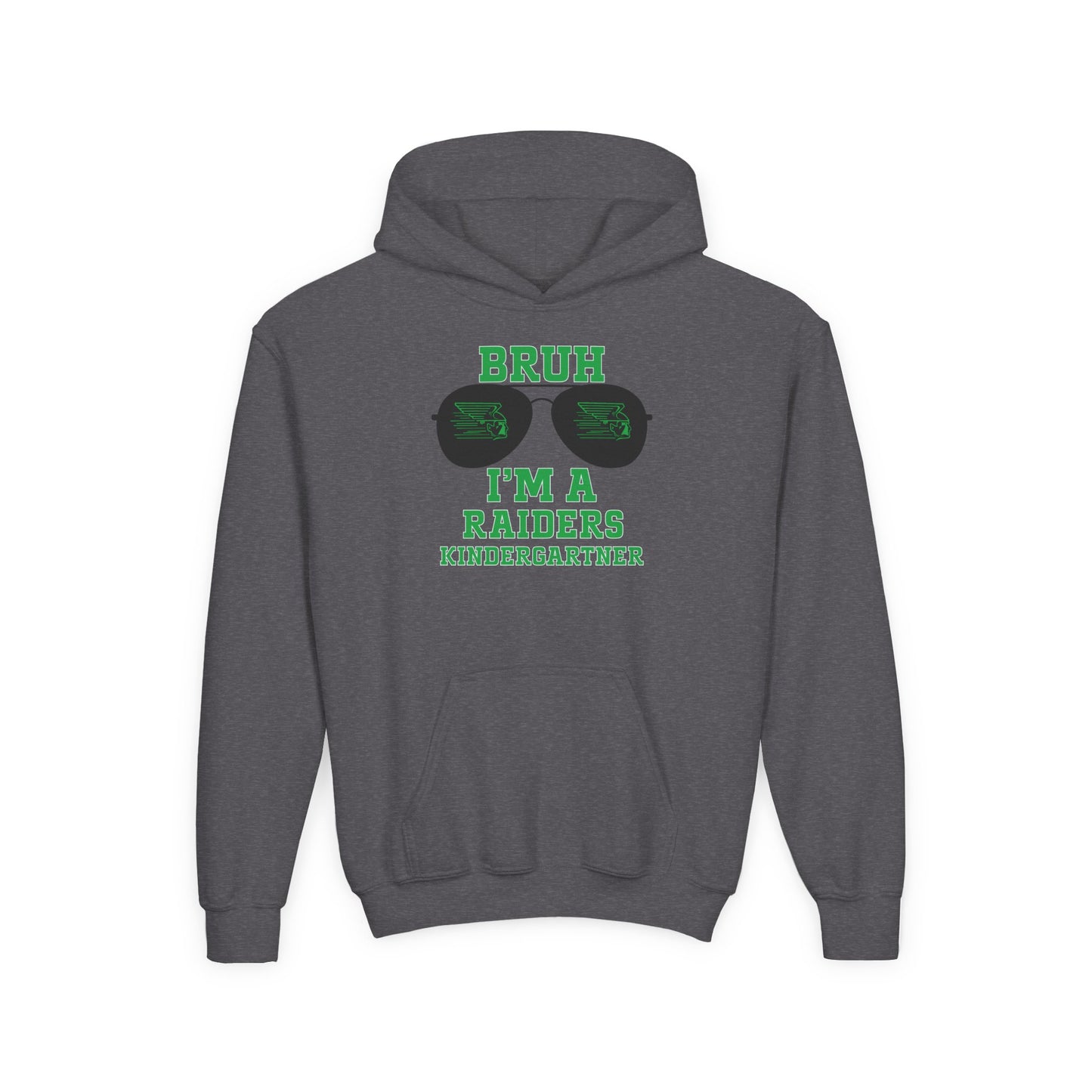 BRUH I’m A Raiders Kindergartner Youth Hoodie