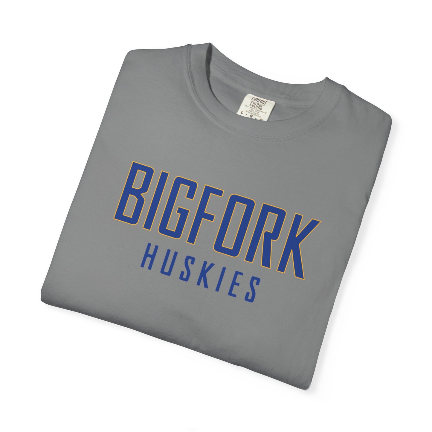 Bigfork Huskies Wordmark Unisex Garment-Dyed T-shirt
