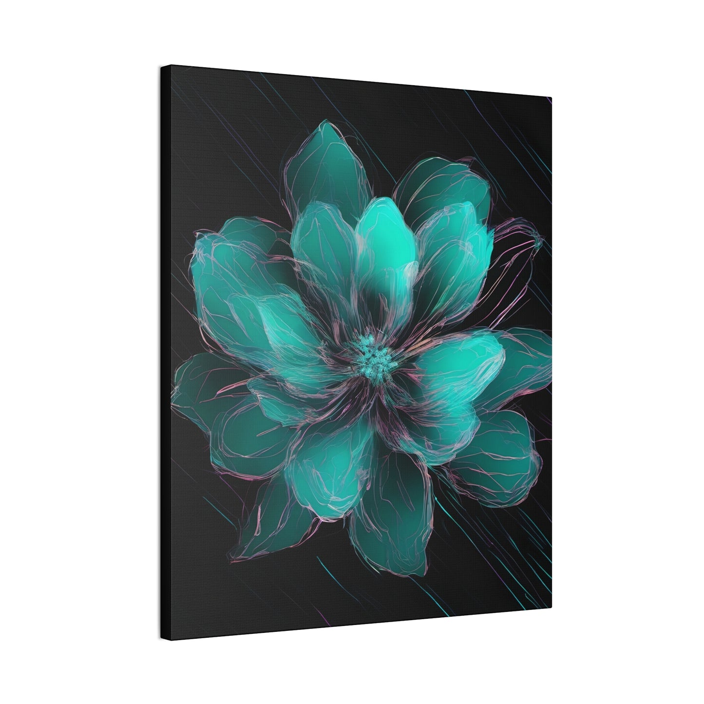 Glow Bloom: A Flower in the Void