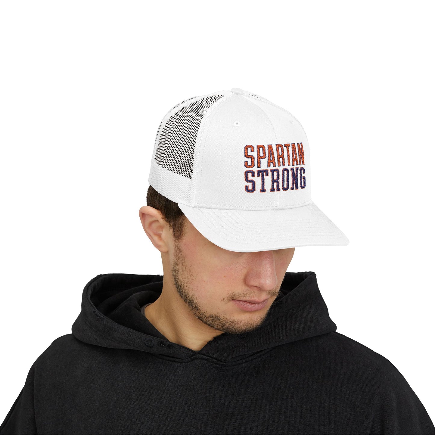 SPARTAN STRONG Trucker Hat – Built for Dirt Roads, Game Days, and Comebacks