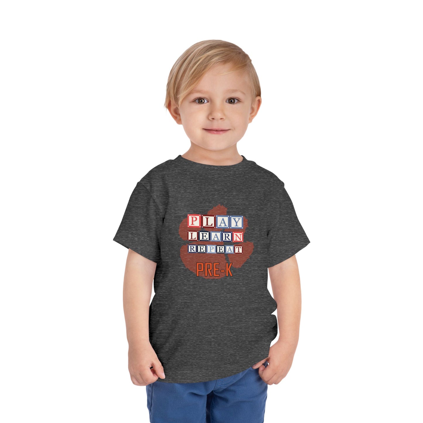 Toddler Tee - Alphabet Blocks Tiger Paw Pre-K Pride Shirt for Mini Graduates