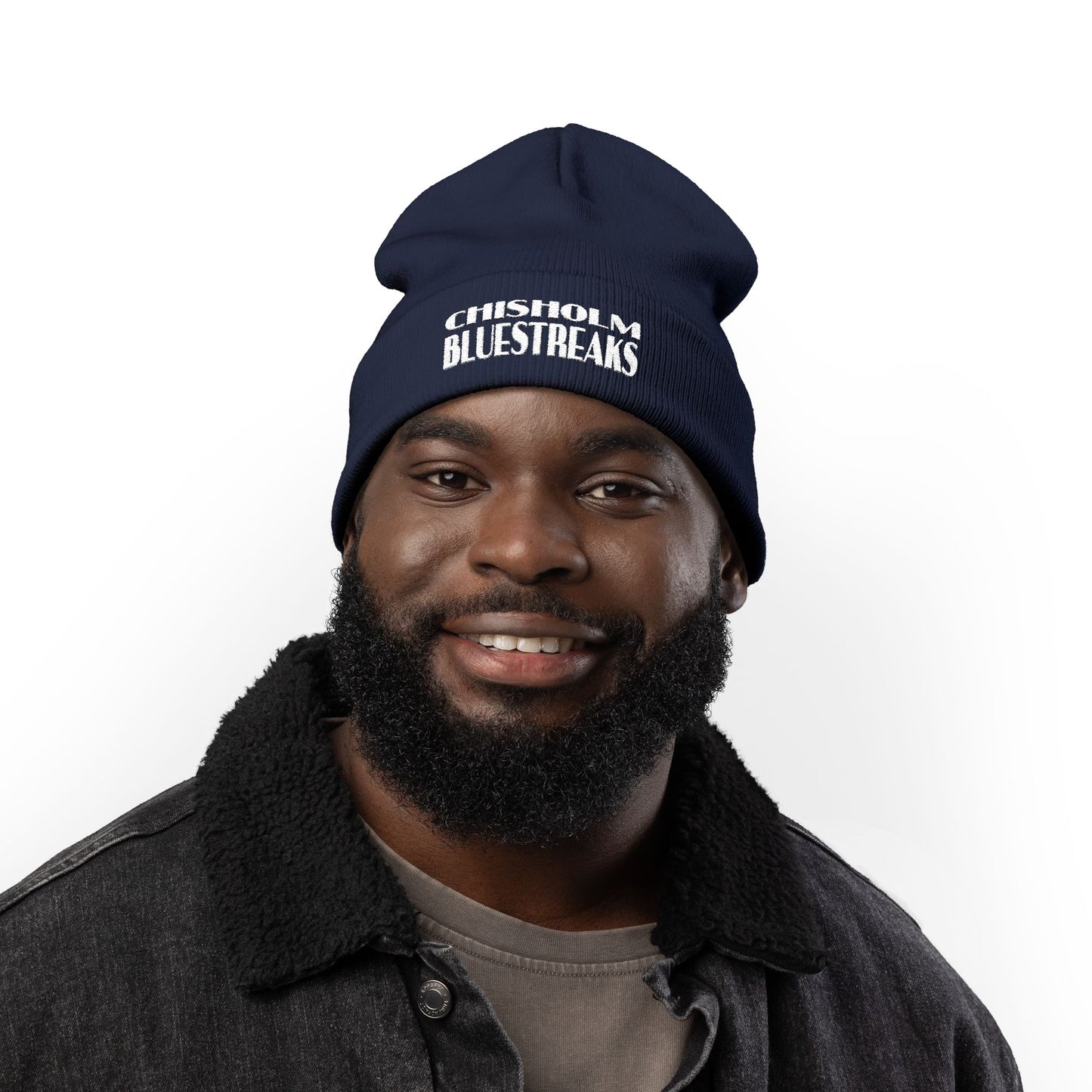 Bluestreaks Knit Beanie – Red Hot. Cold Proof. 100% Streak-Approved.