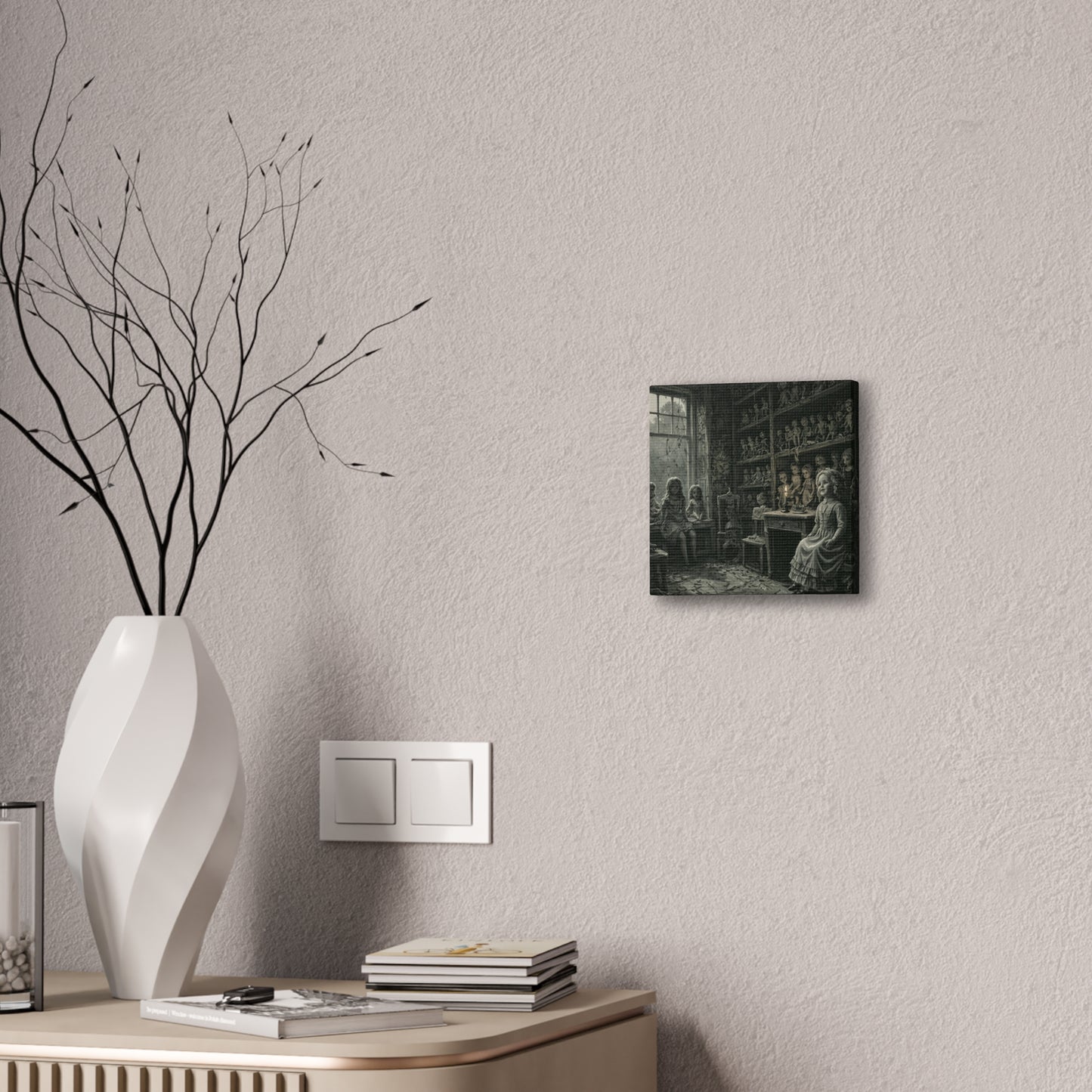 The Dollmaker's Den – Haunted Canvas Wall Art