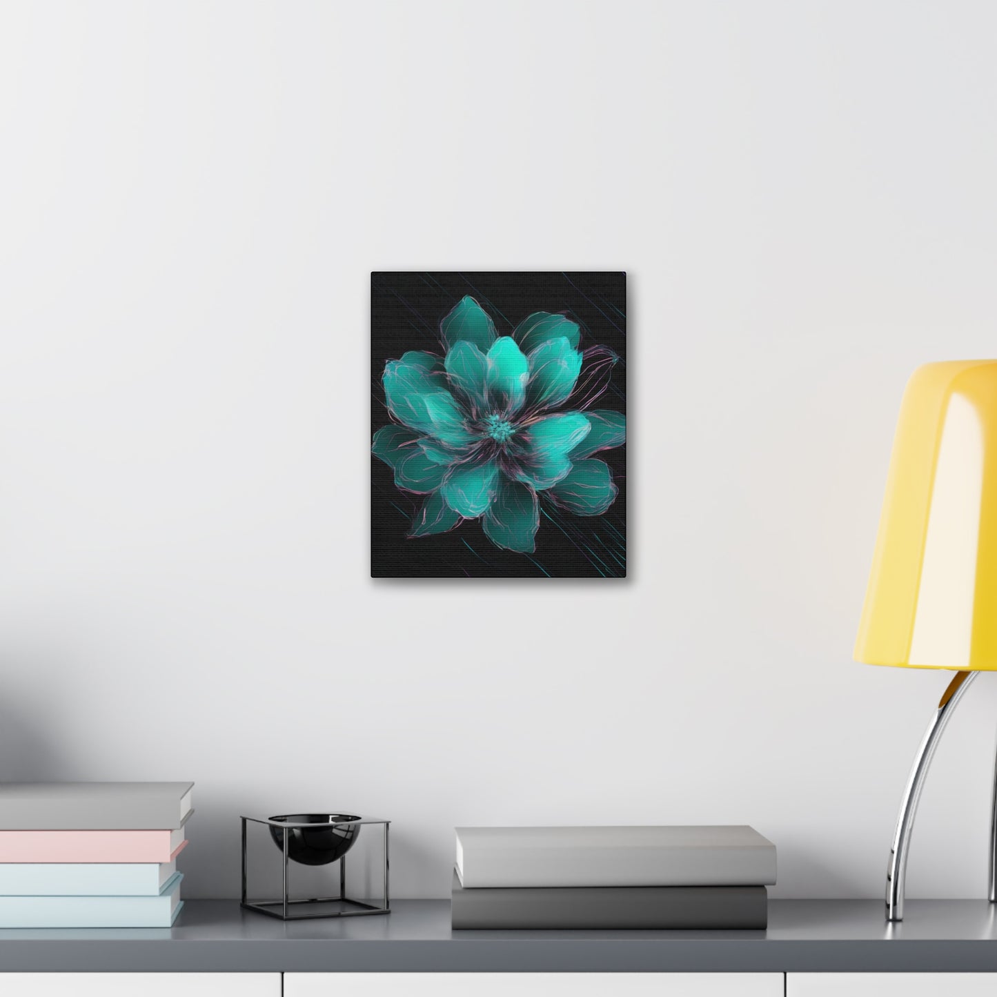 Glow Bloom: A Flower in the Void