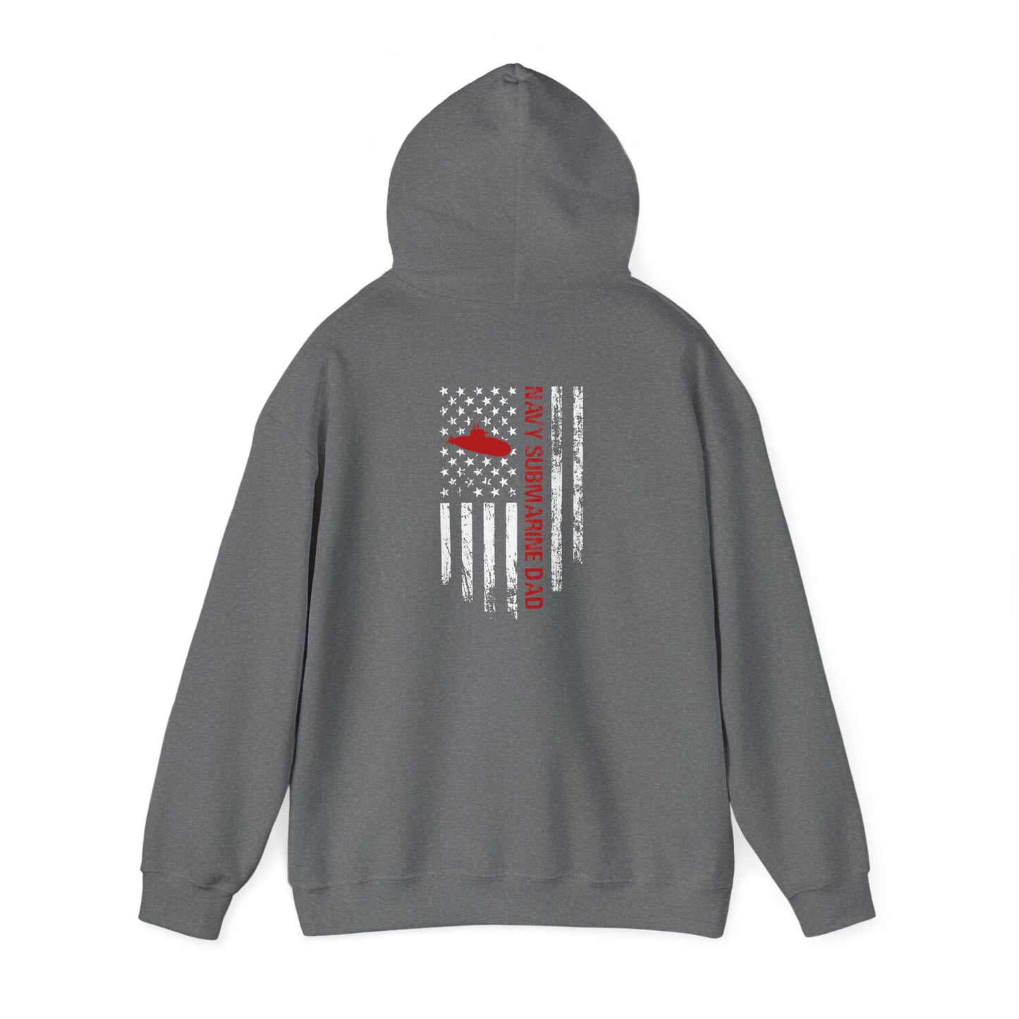 Navy Submarine Dad Hooded Sweatshirt – Proud, Warm, and Patriotic