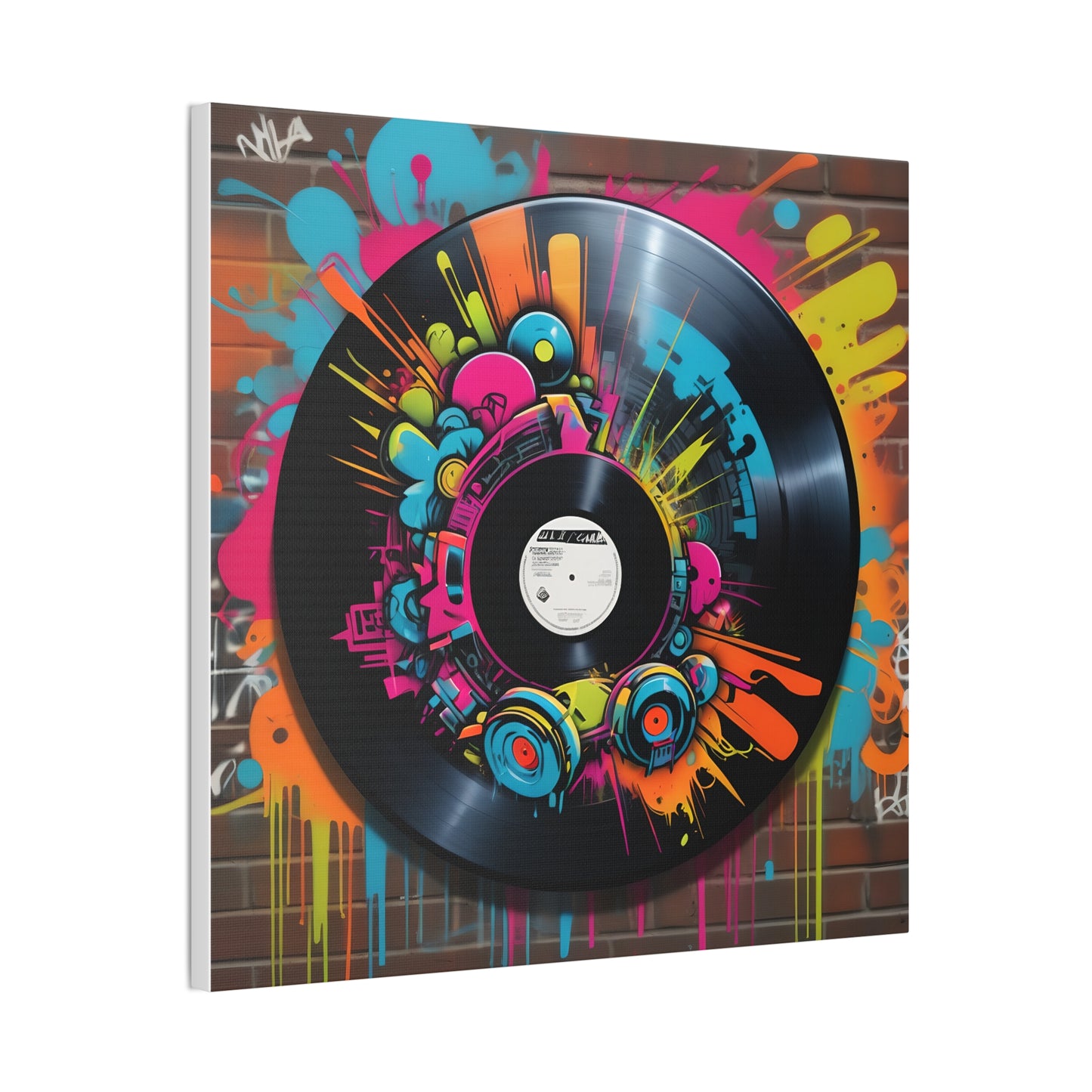 Spin City: Vinyl Graffiti Vibes