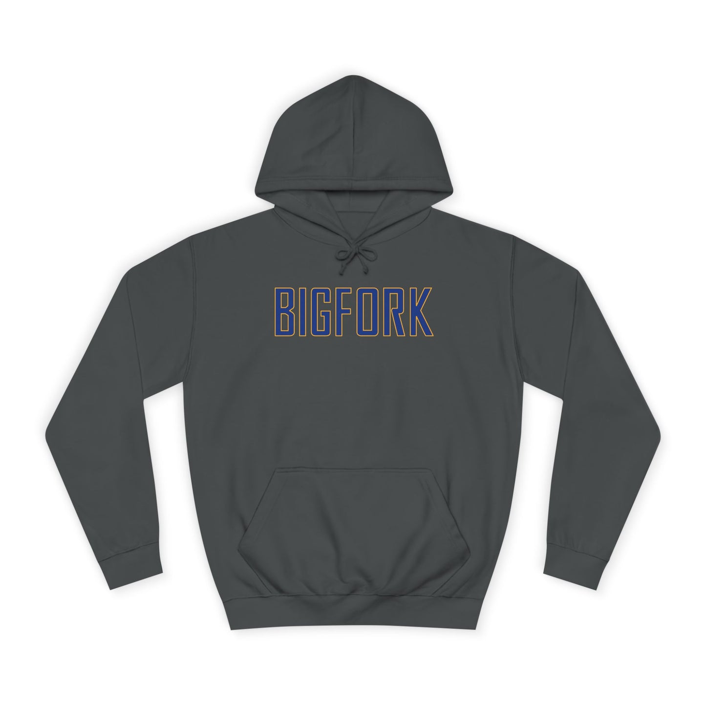 Bigfork Huskies Heavy-Blend Hoodie — Custom Back (“MOM #1” or Your Text)