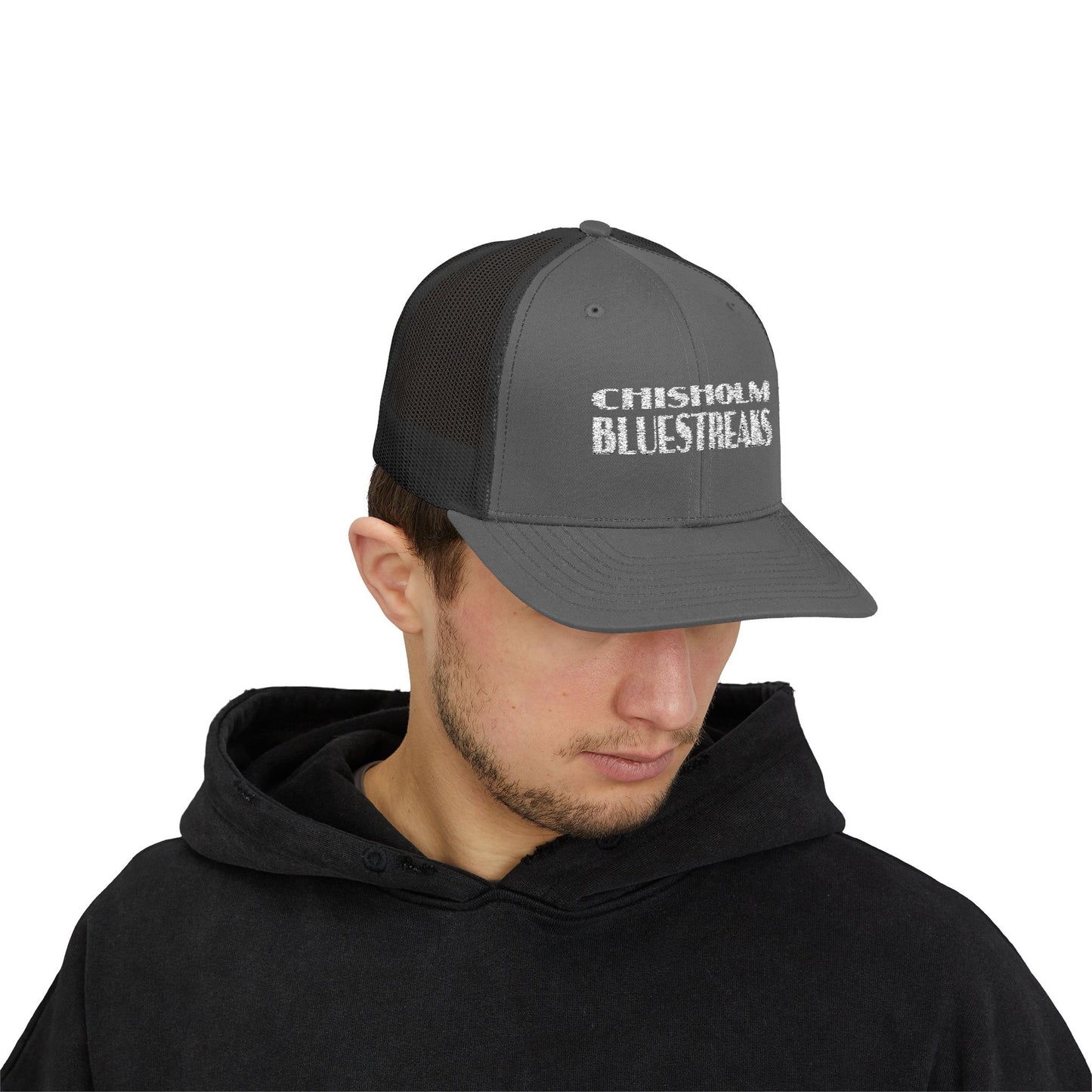 Chisholm Bluestreaks Snapback Trucker Hat – Mesh, Mean, and Made for Game Day