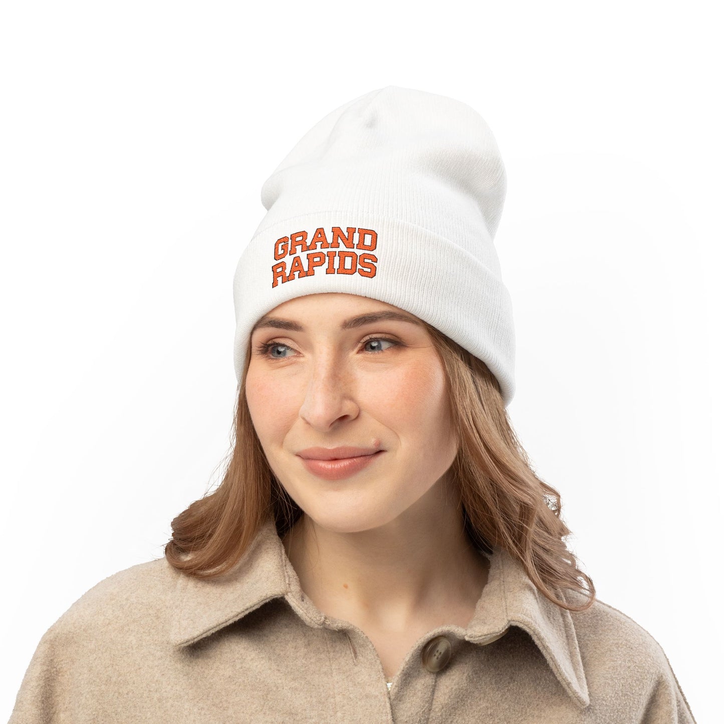Beanie Hat Playoff Dreams Embroidered Knit Beanie