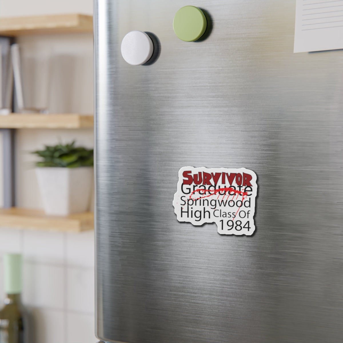 Springwood High “SURVIVOR” Magnet — Class of 1984 (Dreams Optional)