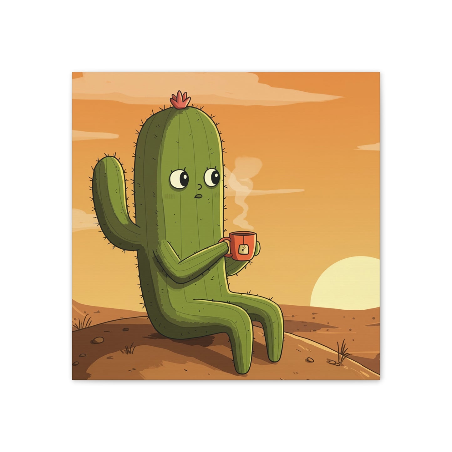 Existential Cactus: Sunrise, Sass, and Silent Dread