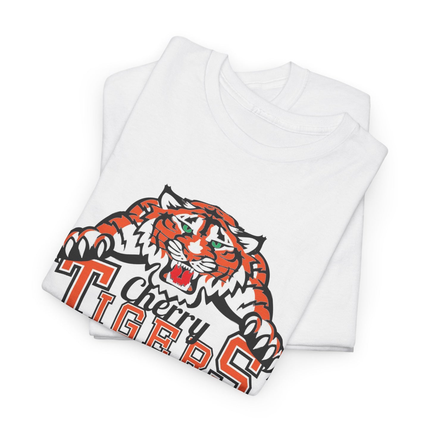 Cherry Tigers Heavy Cotton T-Shirt