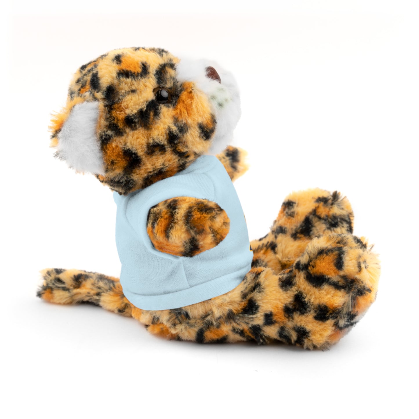 Huggable Huskies β 8" Plush Buddies w/ Logo Tee (Pick Your Animal + Tee Color)