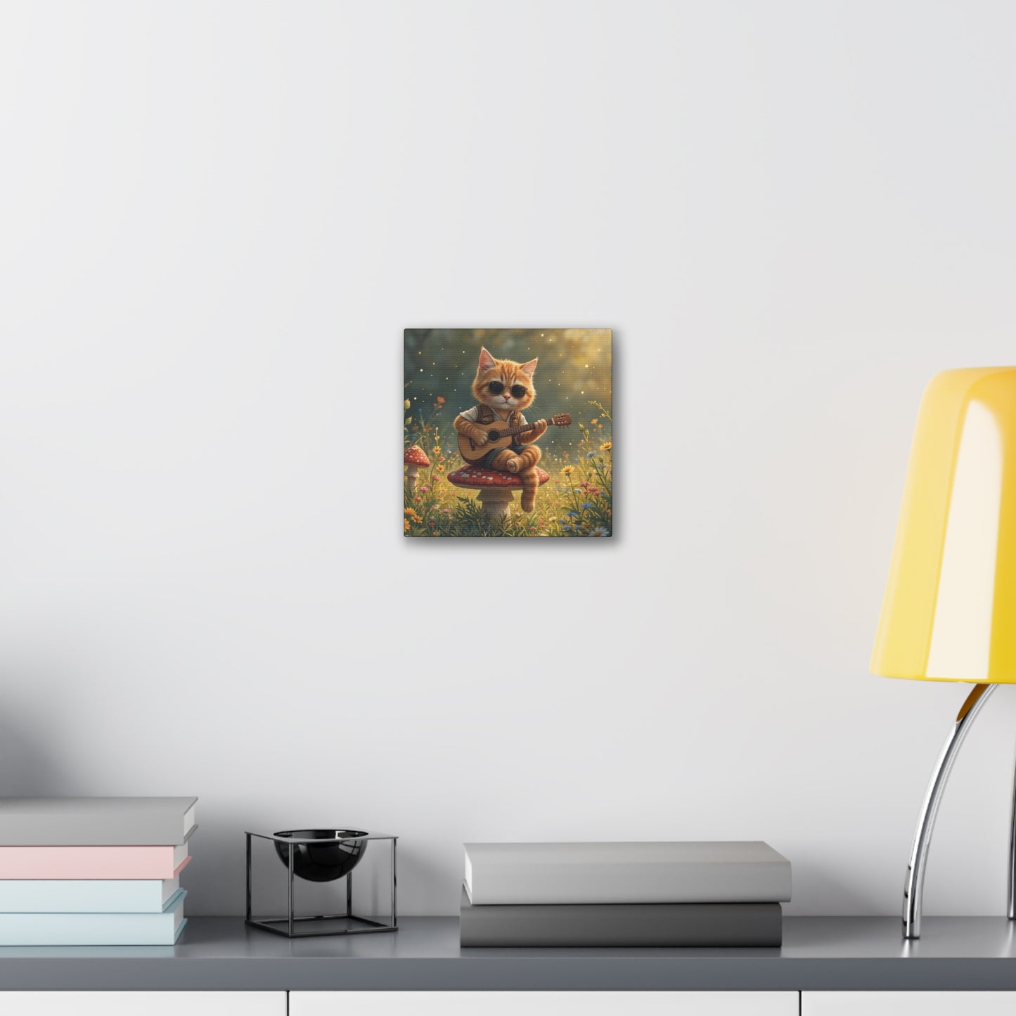 Cat Shreds in the Meadow – Canvas Wall Art