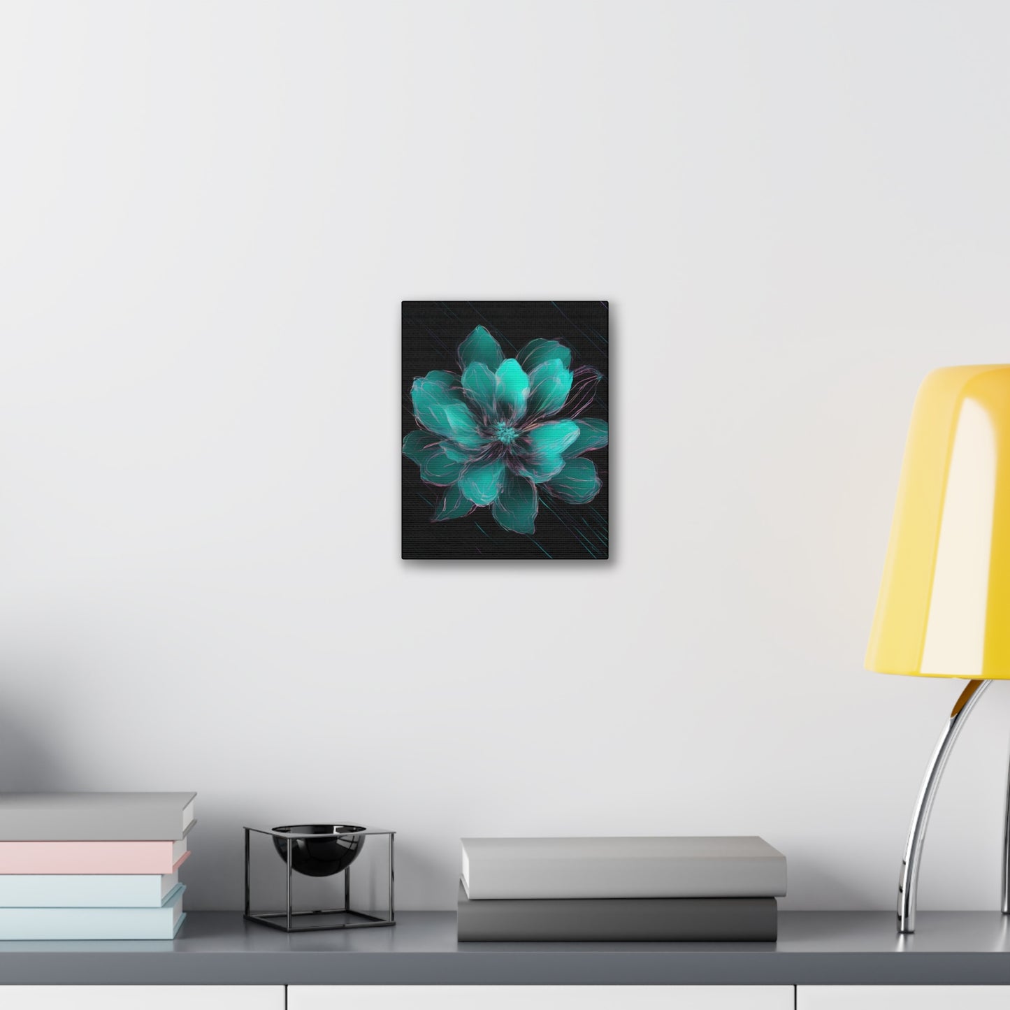 Glow Bloom: A Flower in the Void