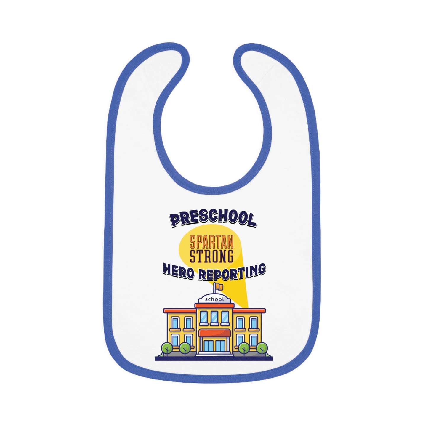 Preschool: Spartan Strong, Hero Reporting – NK Spartans Baby Bib