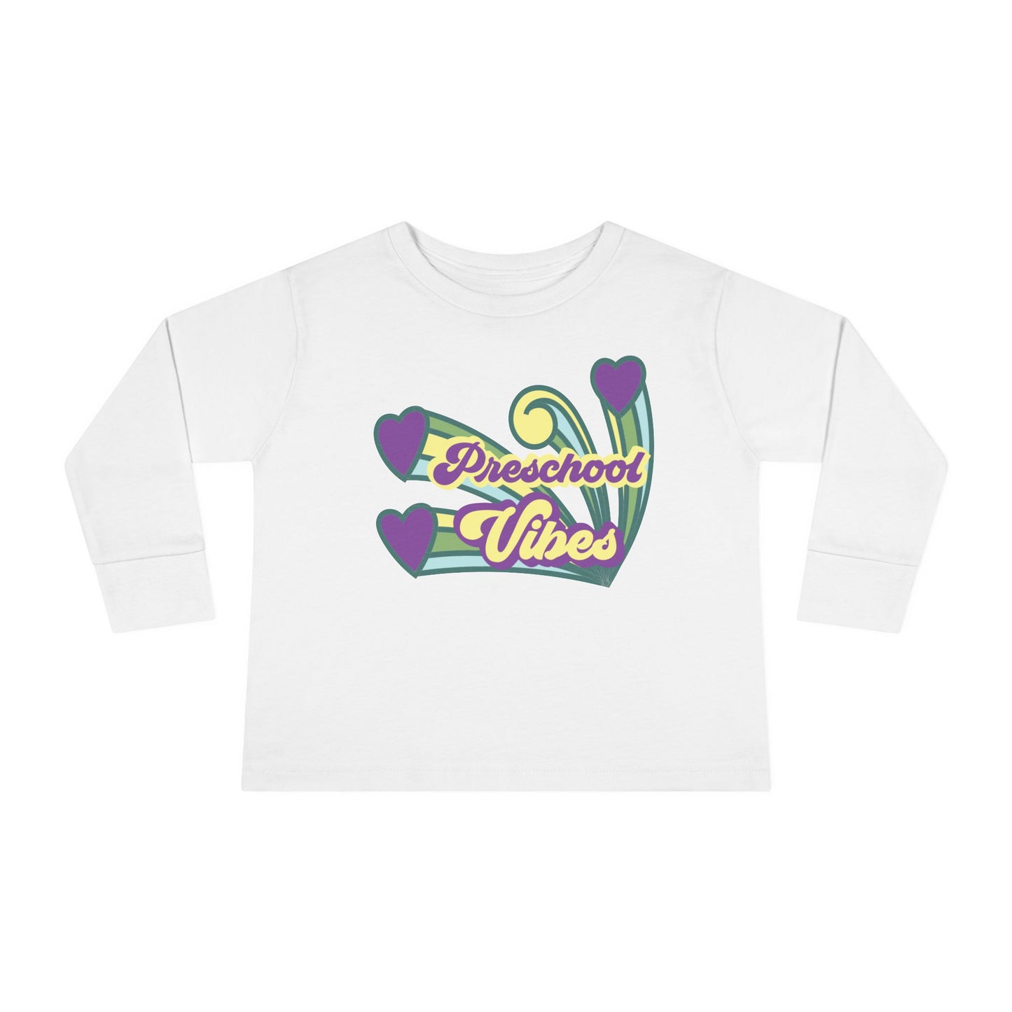 Preschool Vibes – Toddler Long Sleeve Tee