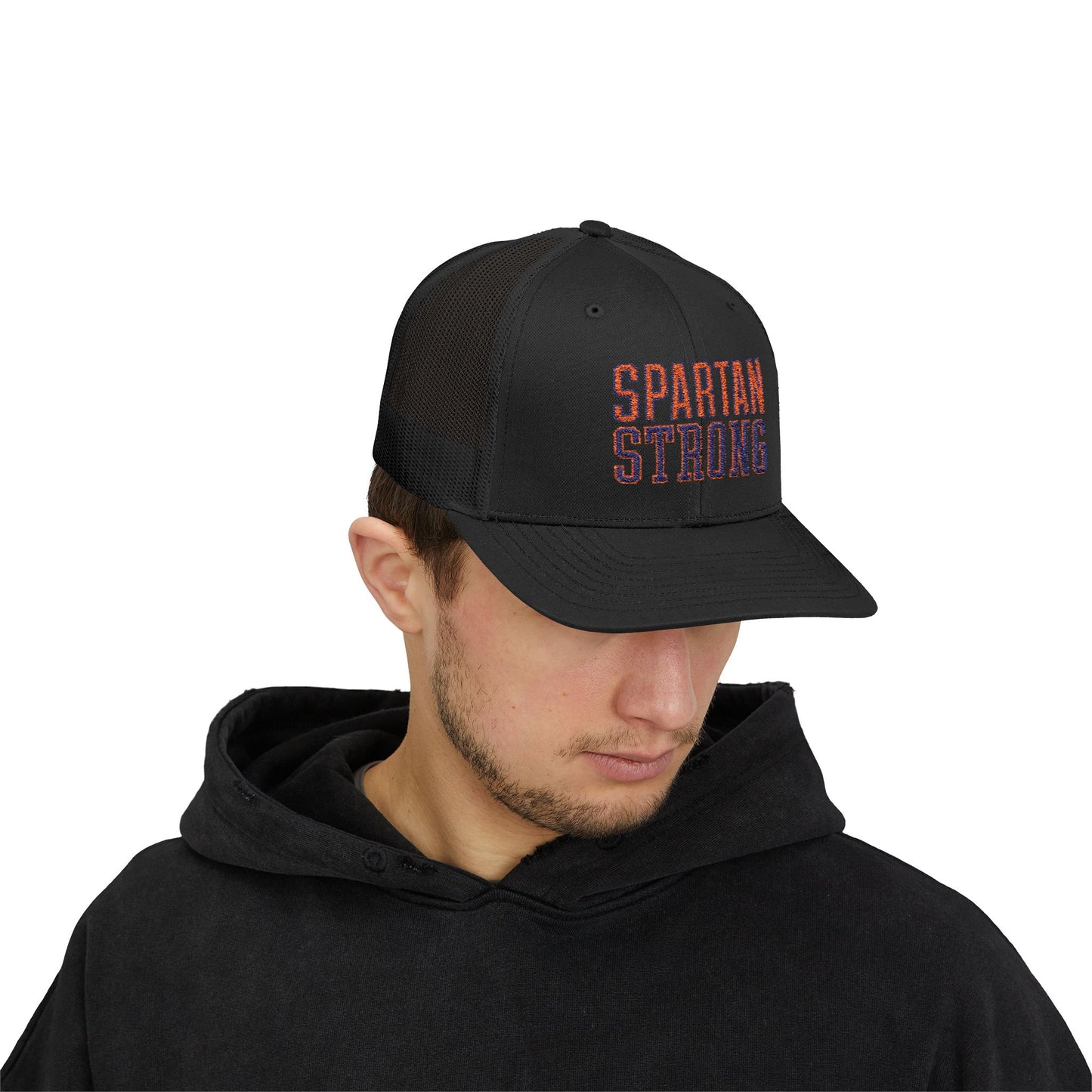 SPARTAN STRONG Trucker Hat – Built for Dirt Roads, Game Days, and Comebacks