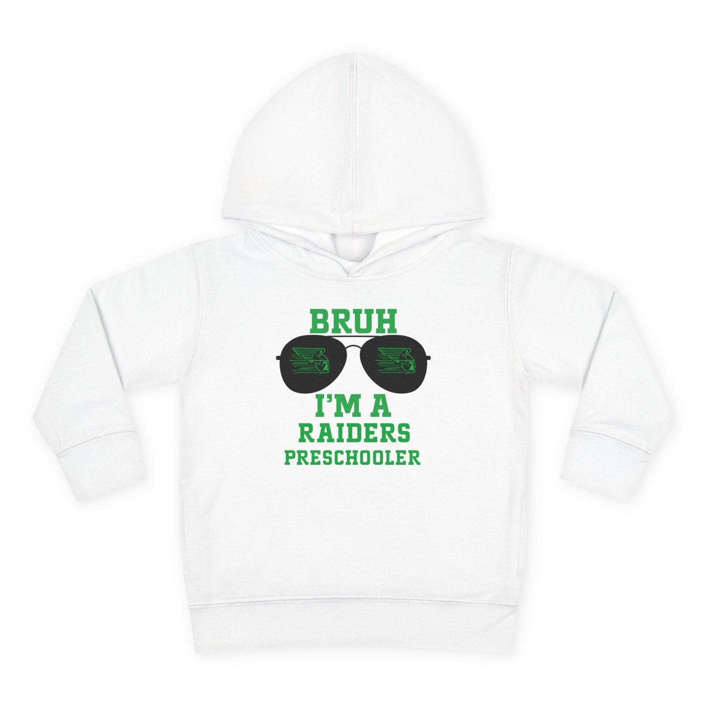 BRUH I’m A Raiders Preschooler Toddler Hoodie