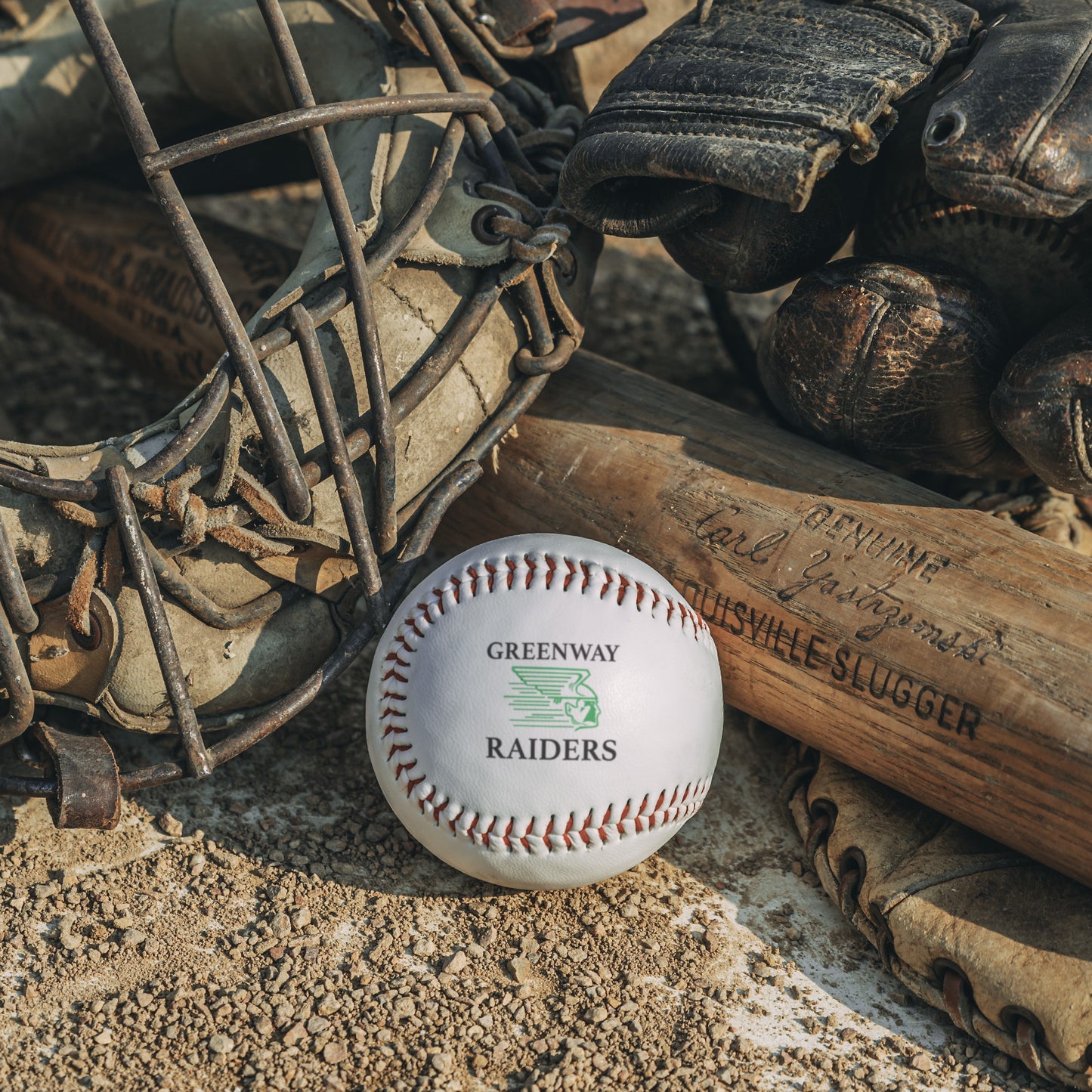 Custom Greenway Raiders Baseball with GHS Logo