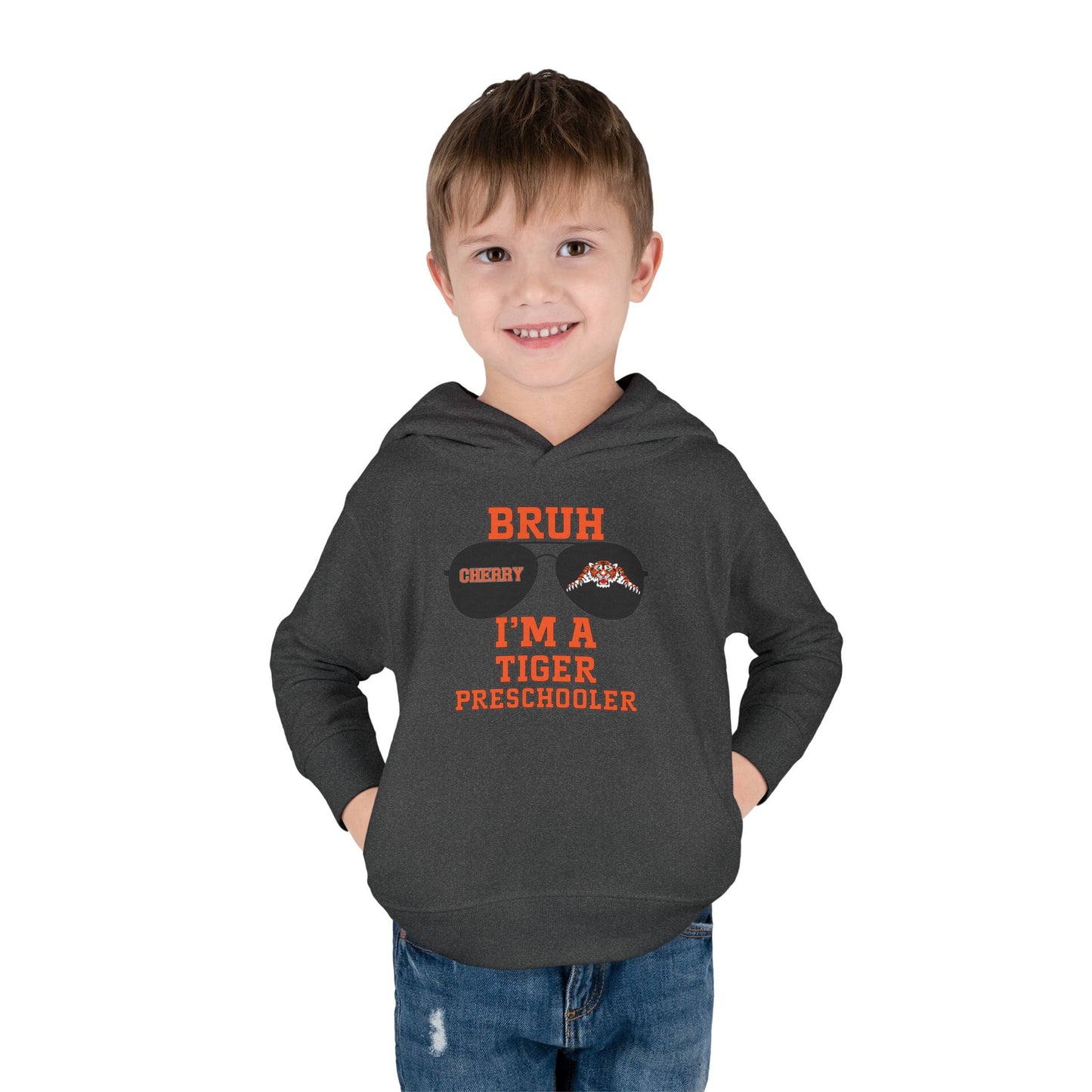 BRUH I’m a Tiger Preschooler – Toddler Hoodie