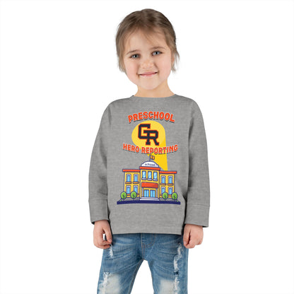 Preschool: Hero Reporting for Duty – Grand Rapids Thunderhawks Toddler Long Sleeve Tee