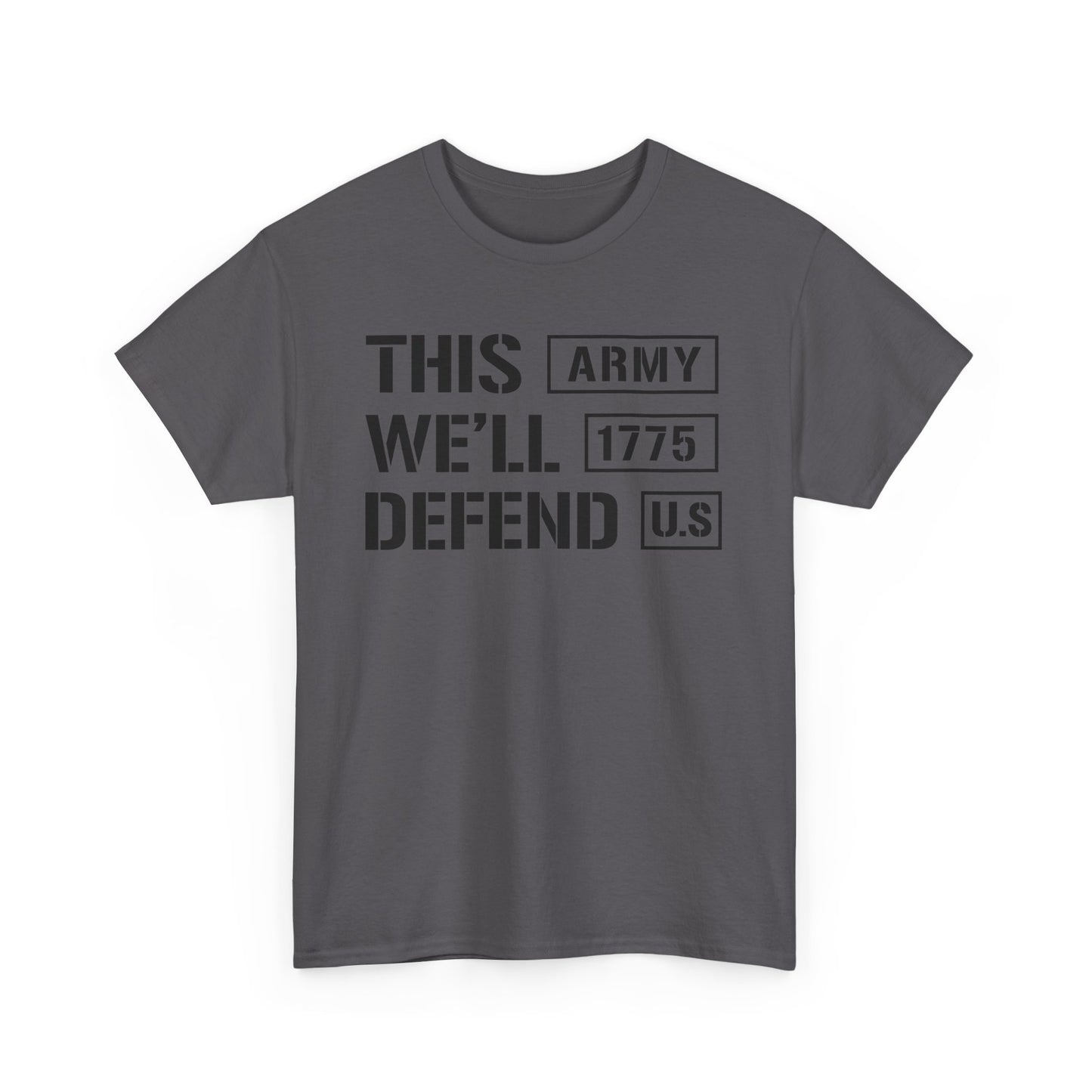 "This We'll Defend" 1775 Army Tee - Timeless Patriotic Pride