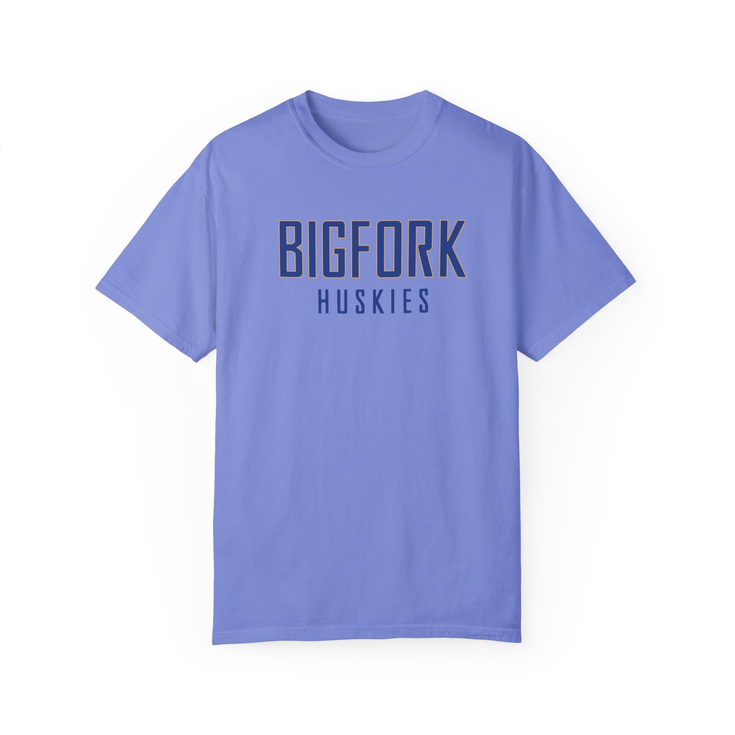 Bigfork Huskies Wordmark Unisex Garment-Dyed T-shirt