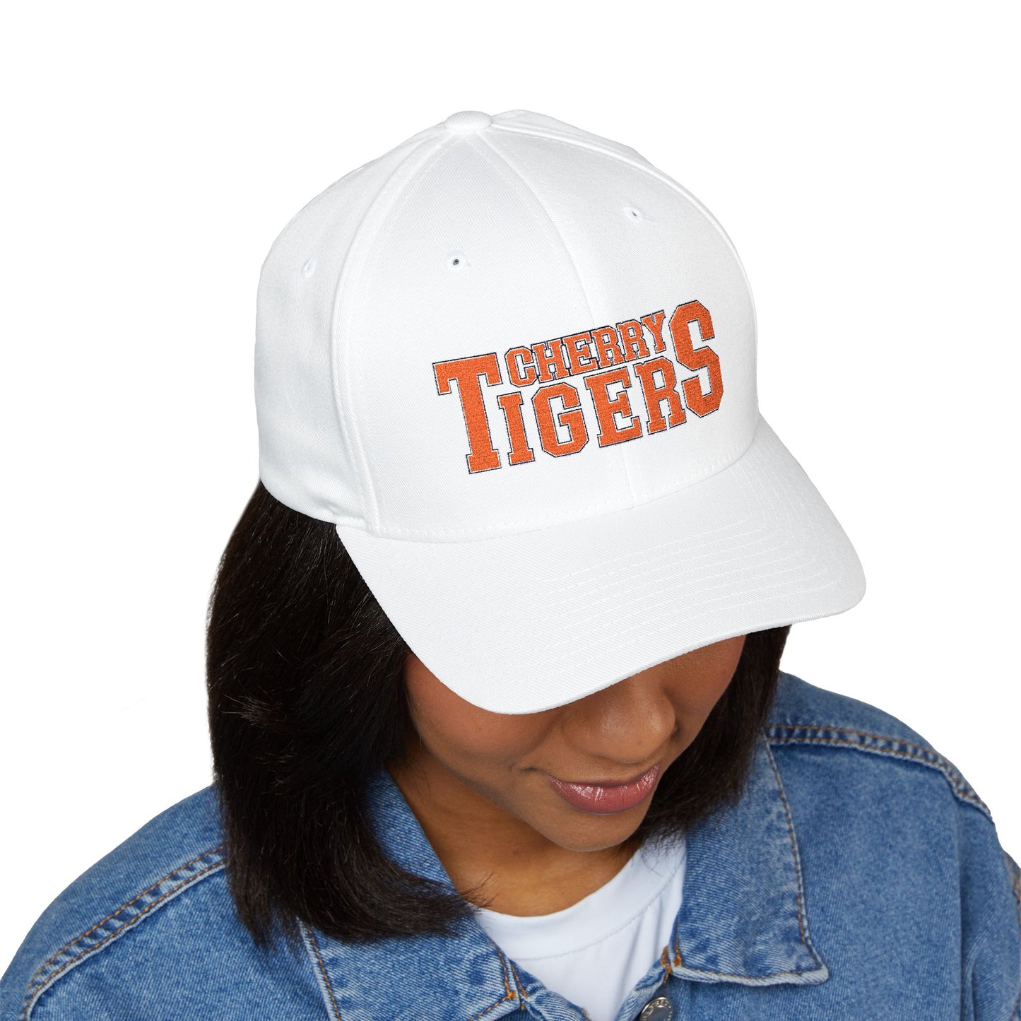 Cherry Tigers Flex-Fit Structured Cap – Stealth Mode: Activated 🧢🐅