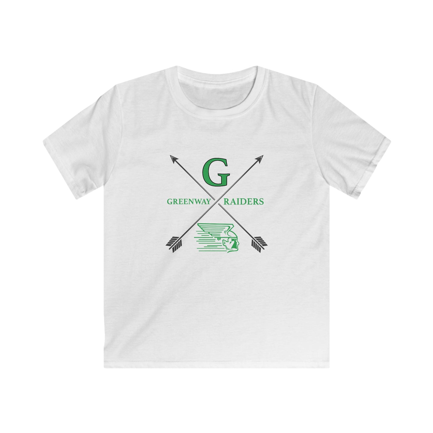 Greenway Raiders Archery Kids Softstyle T-Shirt