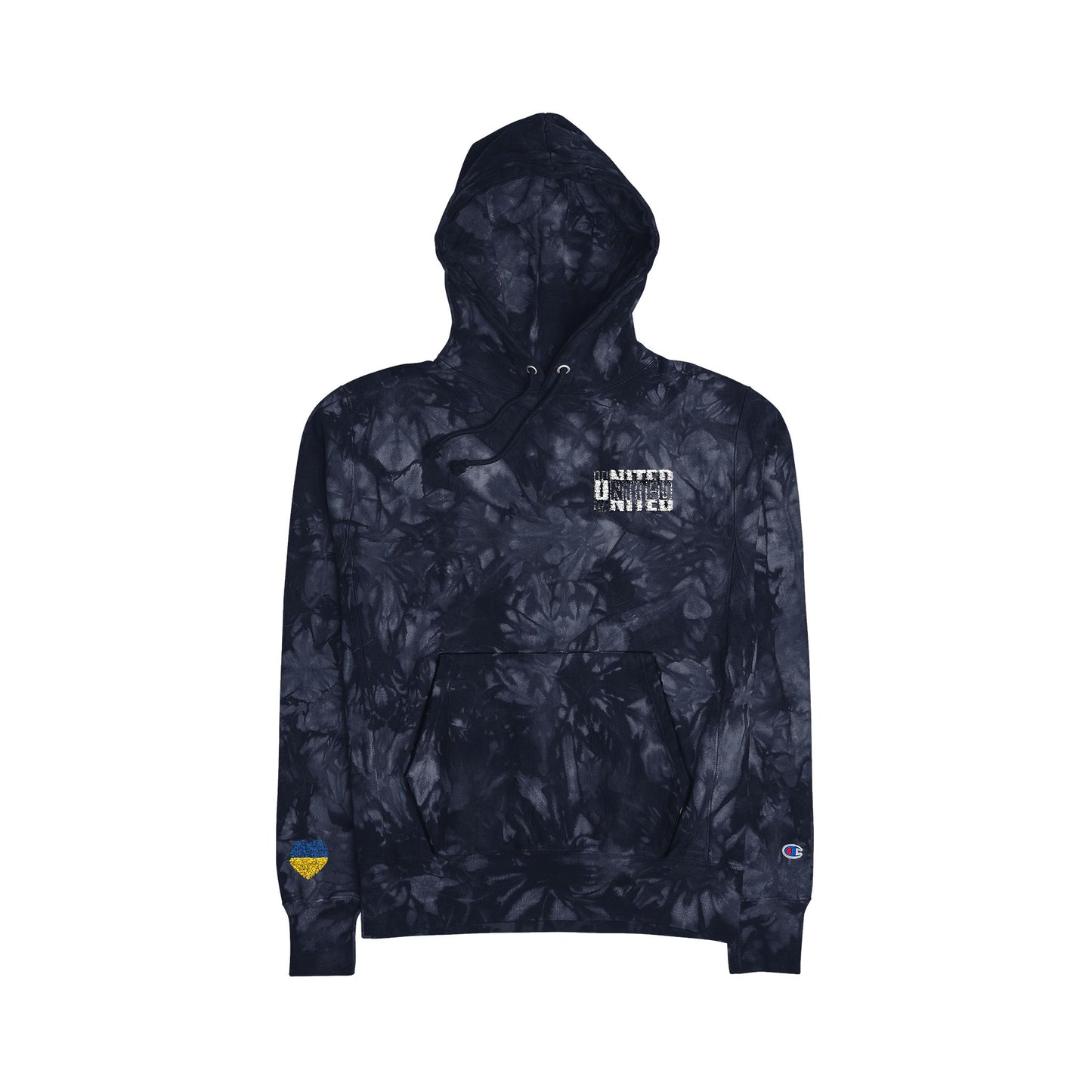 United & Embroidered - Champion Tie-Dye Hoodie