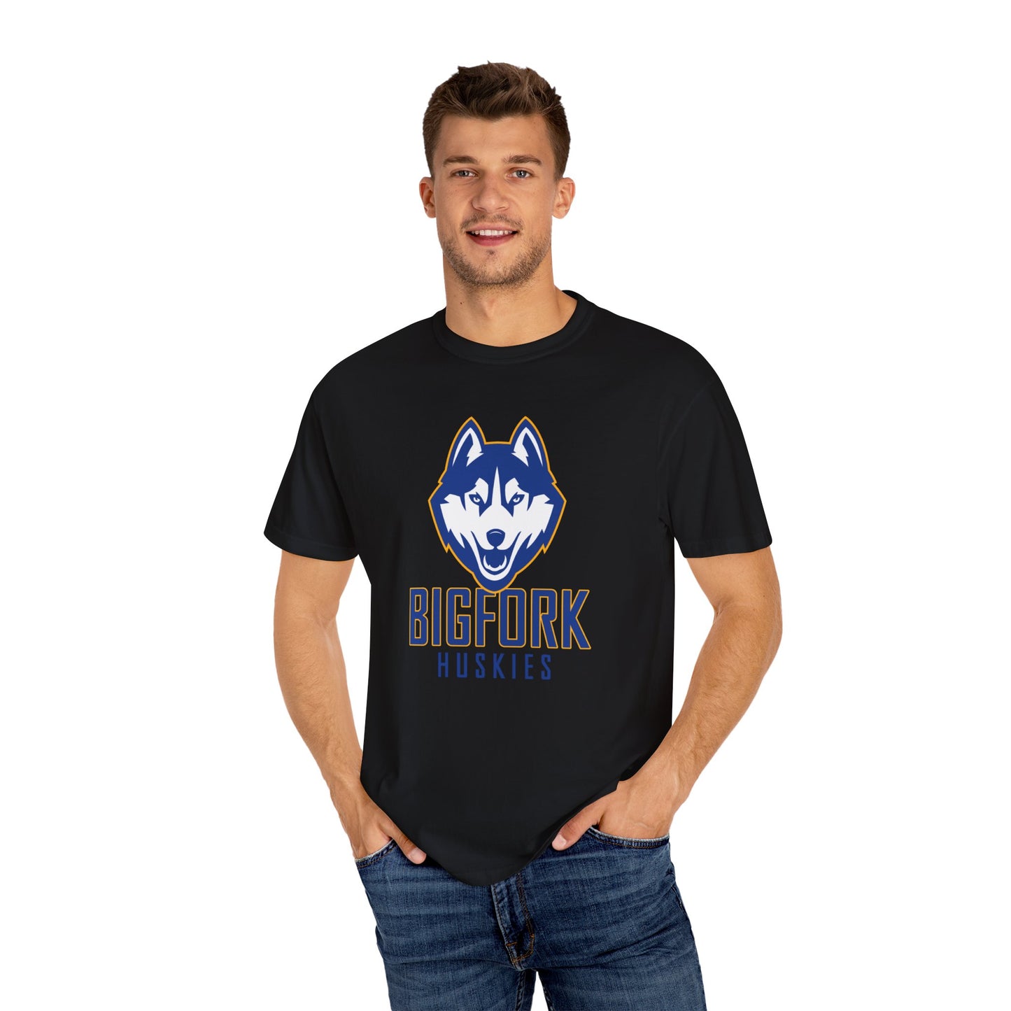 Bigfork Huskies Unisex Garment-Dyed T-shirt