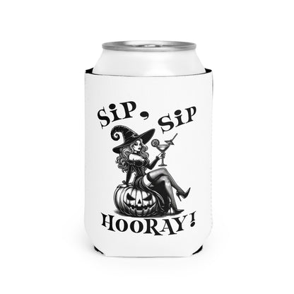 Sip Sip Hurray Can Cooler Sleeve – Fun & Stylish Drink Insulator for Parties & Celebrations