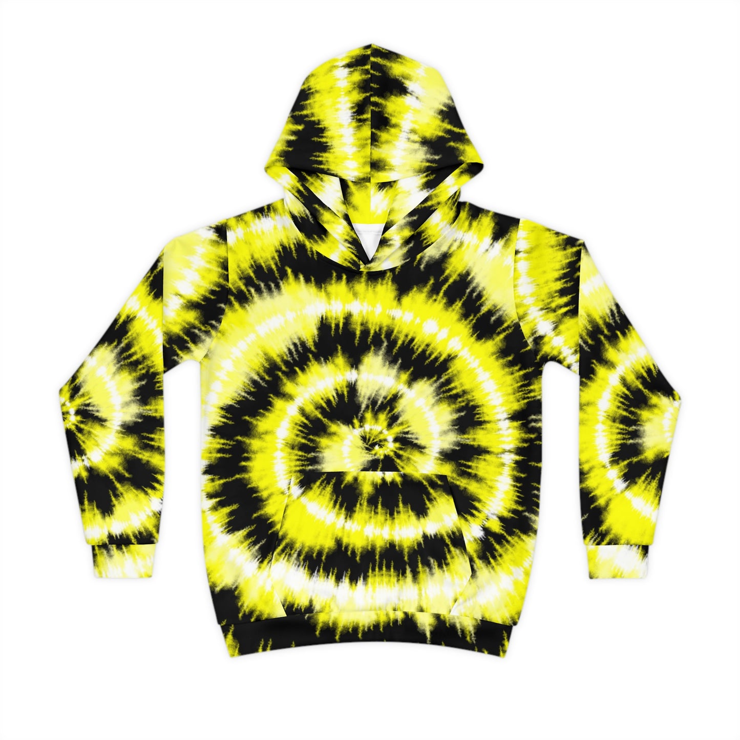 Electric Swirl Tie-Dye Hoodie