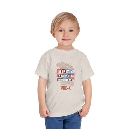 NK Play. Learn. Repeat. – Pre-K Toddler Tee