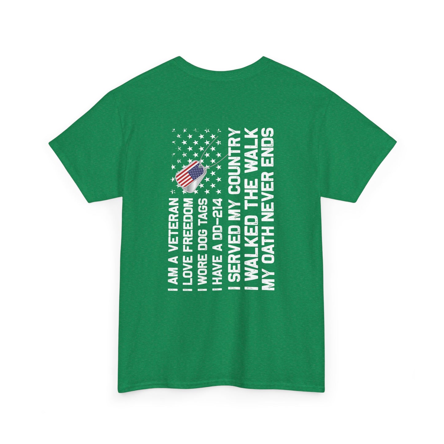 Title: Veteran Oath Tee - A Statement of Honor and Service