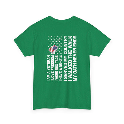 Title: Veteran Oath Tee - A Statement of Honor and Service