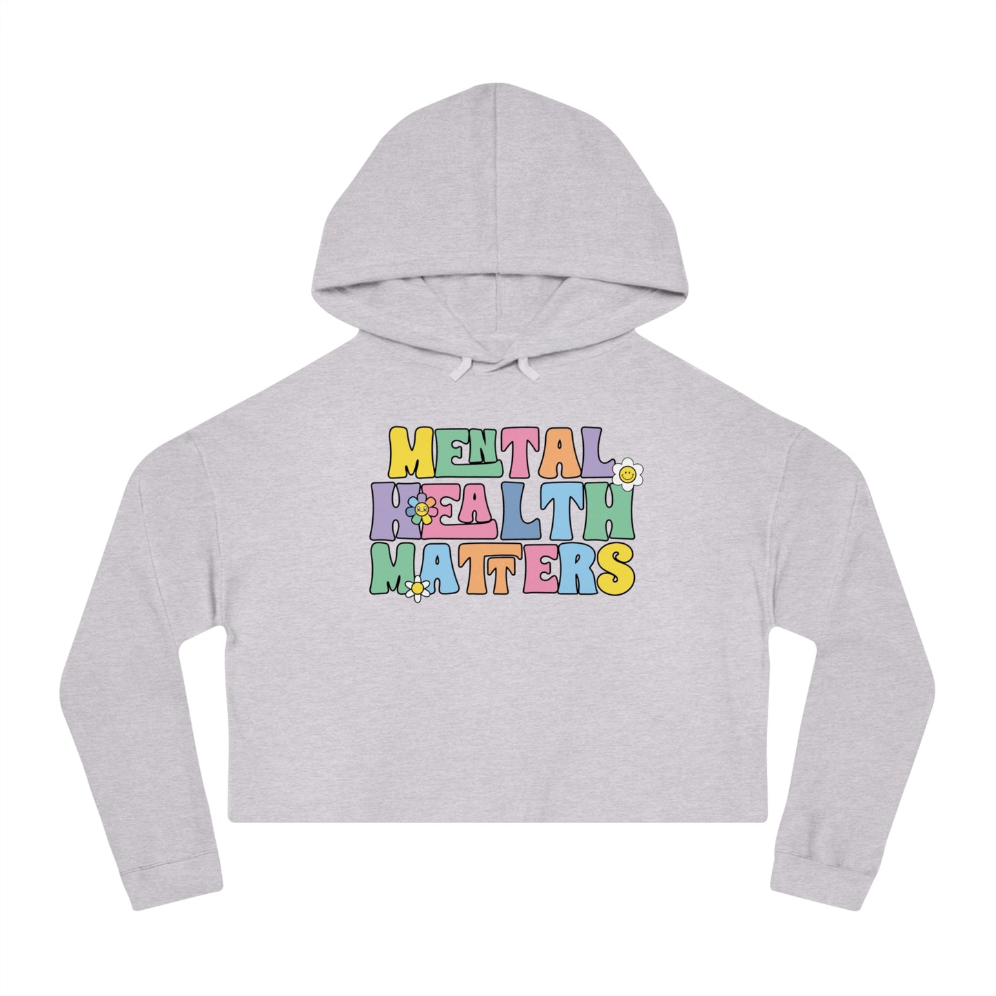 Mental Health Matters Cropped Hoodie