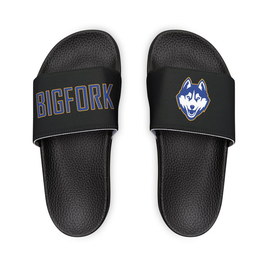 Bigfork Huskies Men's Slide Sandals with Removable Straps