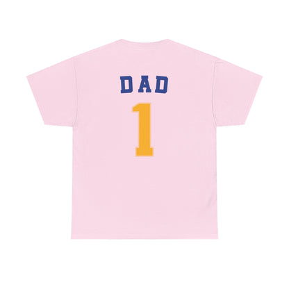 Bigfork Huskies Heavy Cotton Tee — Custom Back (“DAD #1” or Your Text)